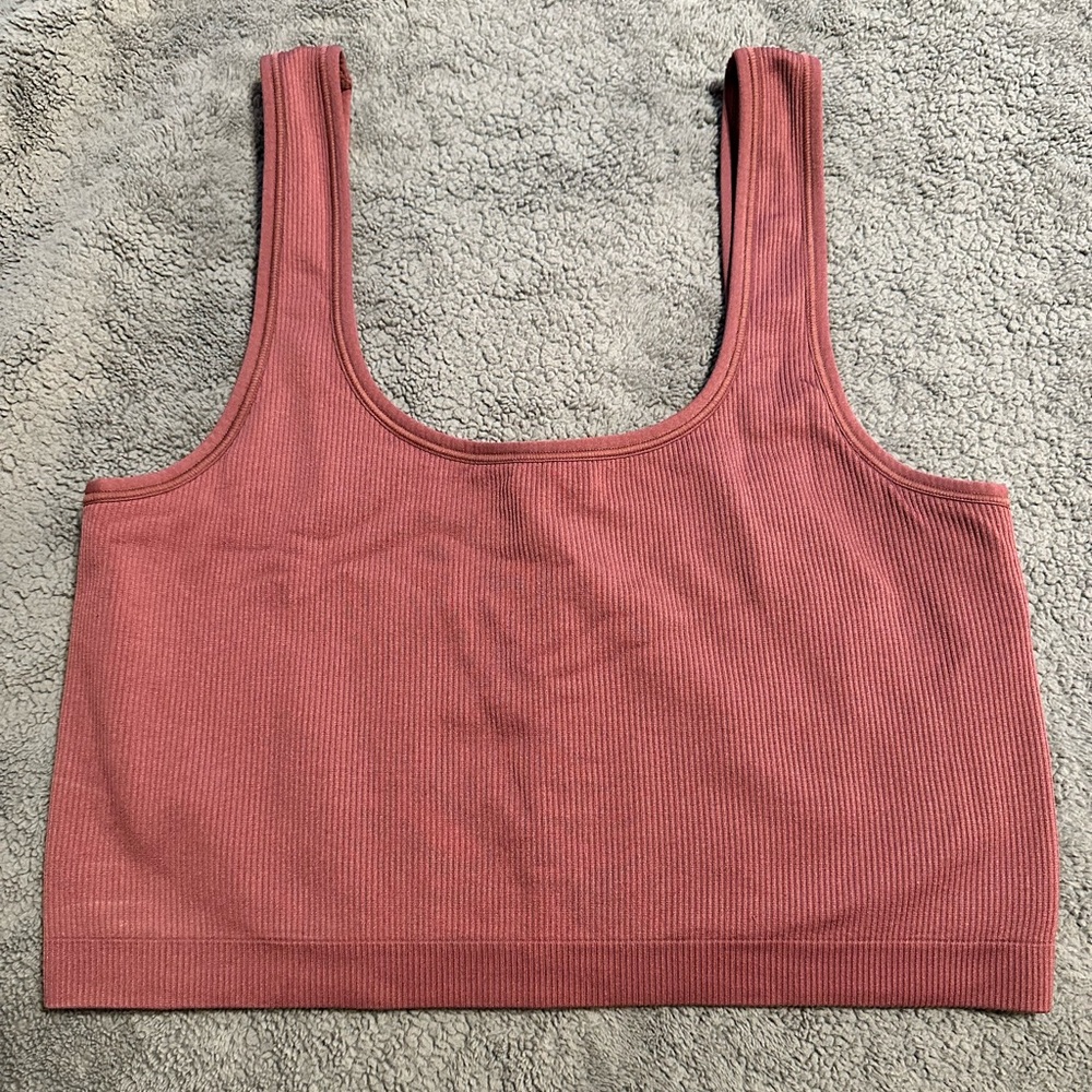 Athleta Aurora Scoop Crop Tank Size Small